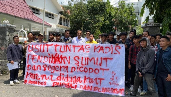 PERMA Labusel Gelar Aksi, Desak Kejatisu Periksa Dinas Pendidikan Sumut dan Copot Sekretaris Disdik Sumut