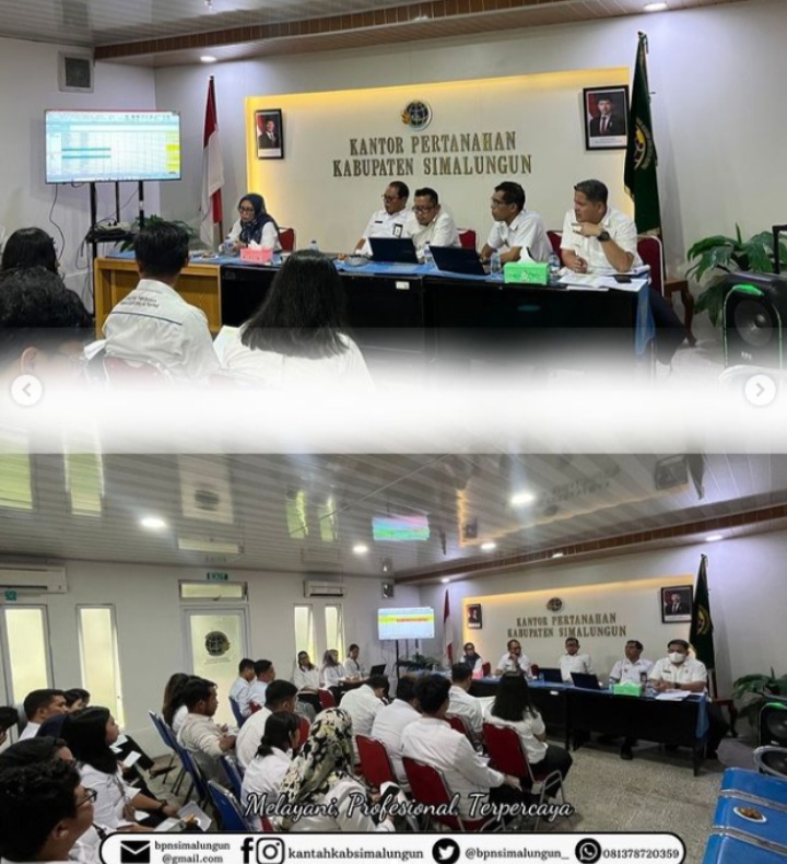 Rapat Evaluasi PTSL