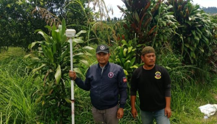 Kantah Simalungun Lakukan Pengukuran di Purba Tongah untuk Program Redistribusi Tanah
