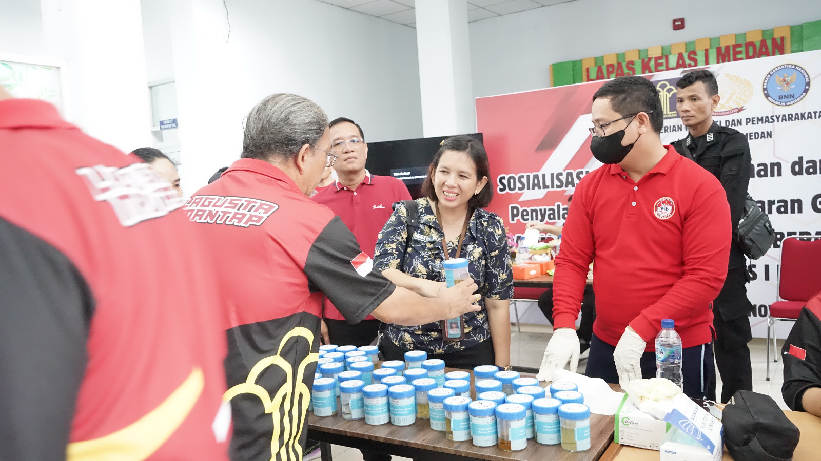 Lapas Medan tes urine mendadak 216 pegawai