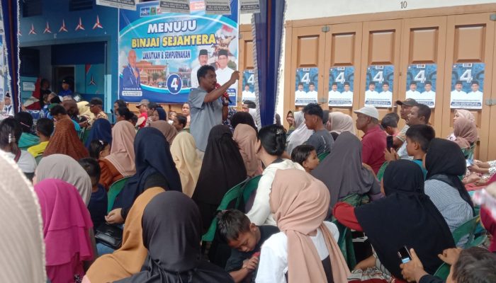 Di Hadapan Seribuan Warga Sumber Muliyo Rejo, Mak Amir-Jiji Janji Prioritaskan BLT dan Bantuan Rumah Ibadah