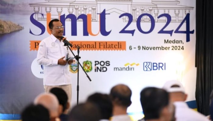 Ilyas Sitorus Apresiasi Pameran Nasional Filateli Tahun 2024