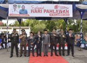 Ketua Pengadilan Negeri Madina Pimpin Upacara Hari Pahlawan di Masjid Agung Nur Ala Nur