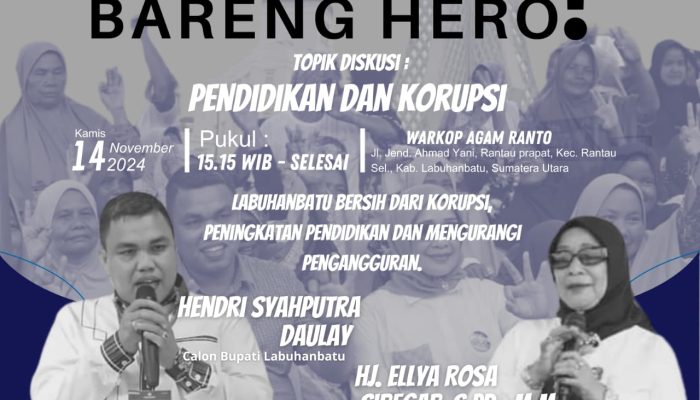 HM IKLAB RAYA Apresiasi Dialog Interaktif Pasangan HERO Bersama Masyarakat Labuhanbatu