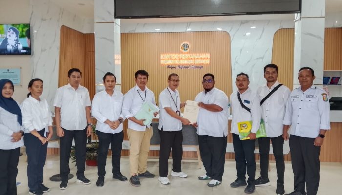 Kantor Pertanahan Serdang Bedagai Serahkan Sertipikat Tanah Aset Pemkab