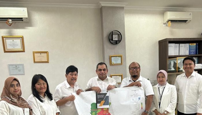 Kantor Pertanahan Pematangsiantar Serahkan Laporan Pembaruan Peta Zona Nilai Tanah 2024