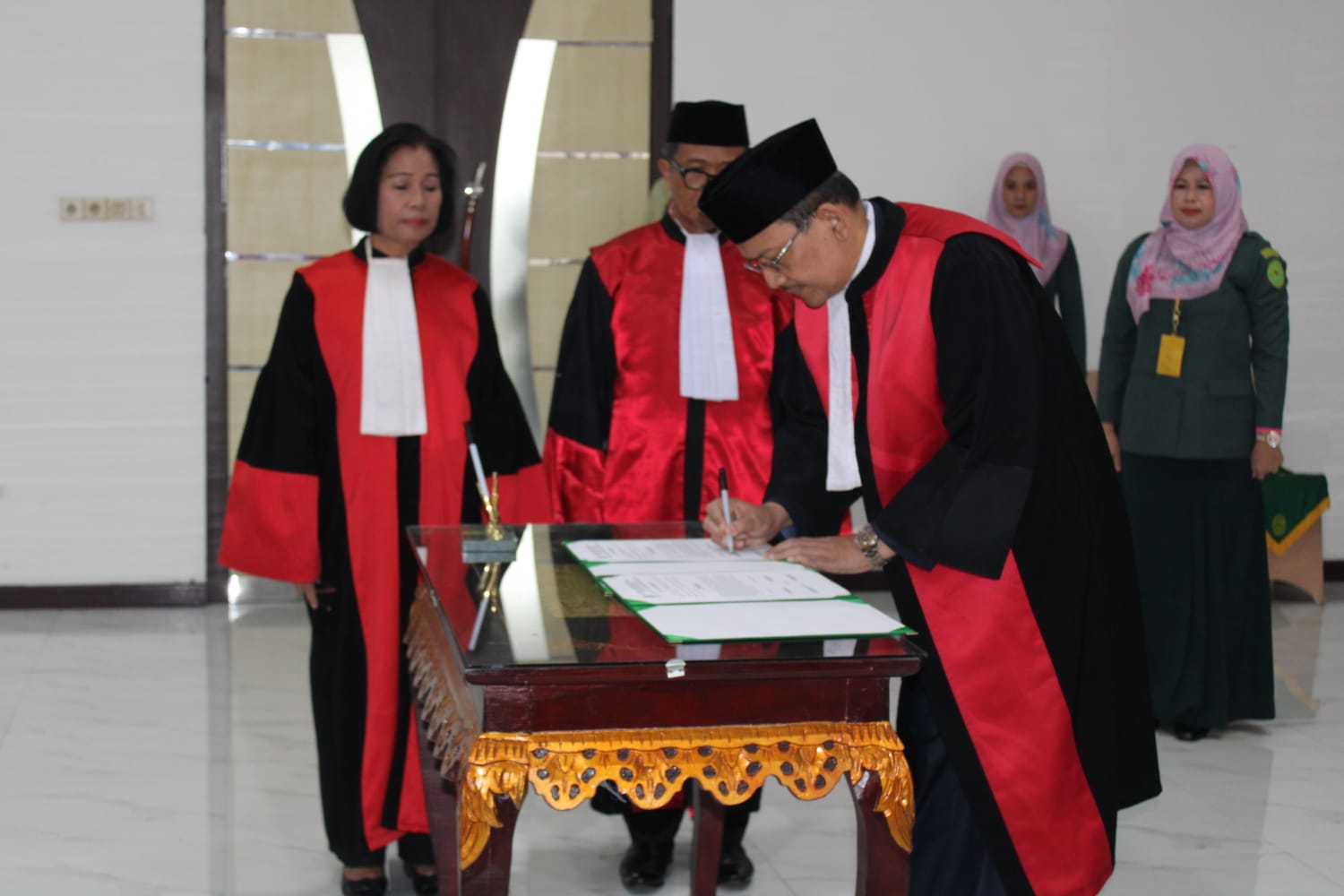 Waket PN Medan Agus Walujo Tjahjono Resmi Jabat Ketua PN Palembang Kelas IA Khusus