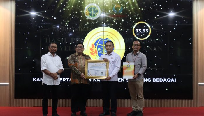 Kantor Pertanahan Serdang Bedagai Raih Penghargaan Pelayanan Publik Terbaik