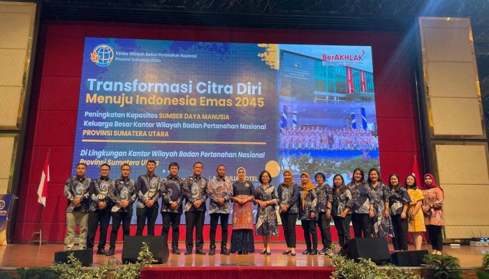 Kantor Pertanahan Serdang Bedagai Ikuti Evaluasi Kinerja dan Penguatan SDM Menuju Indonesia Emas 2045