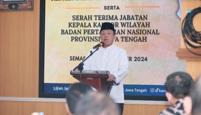 Kunjungan Kerja Pertama ke Jateng, Menteri Nusron: Samakan Gelombang Pemikiran dan Filosofi untuk Mencapai Tujuan
