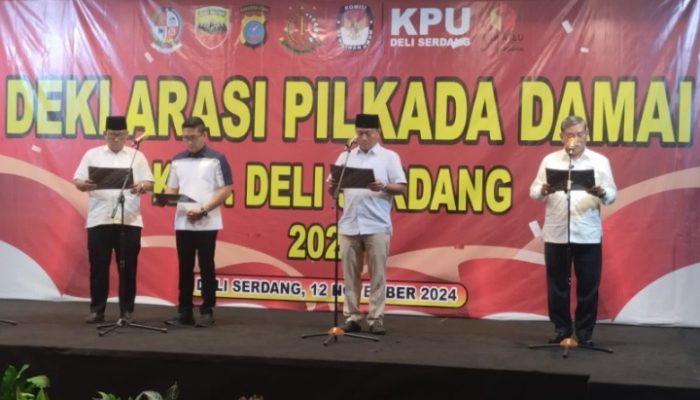 Deklarasi Pilkada Damai di Deliserdang: Kolaborasi Semua Pihak untuk Pemilu yang Aman