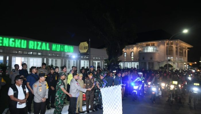 Pj Gubernur Sumut dan Forkopimda Lepas Patroli Skala Besar dan Tinjau Kesiapan Pilkada