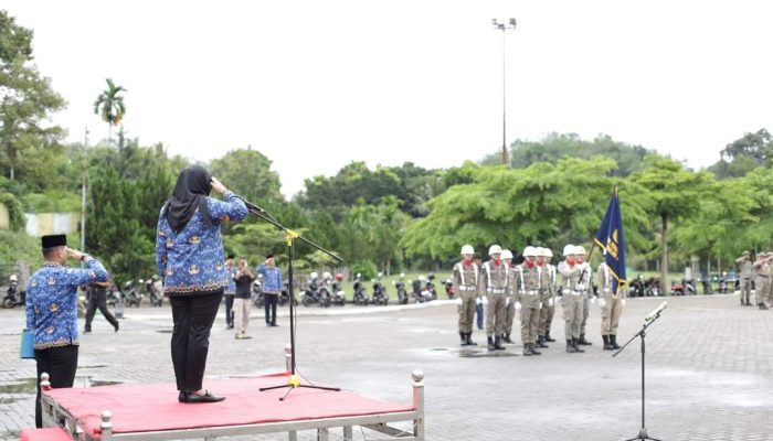 Atika Azmi Utammi Bacakan Pidato Presiden Prabowo pada Upacara HUT Korpri ke-53