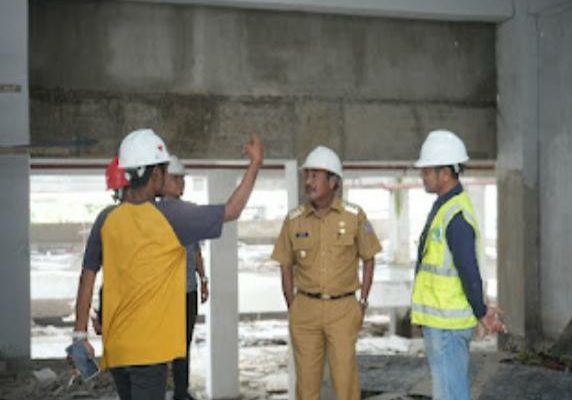 Siap Menjadi Pasar Tradisional yang Maju, Waikota Binjai Tinjau Progres Revitaisasi Pasar Tavip