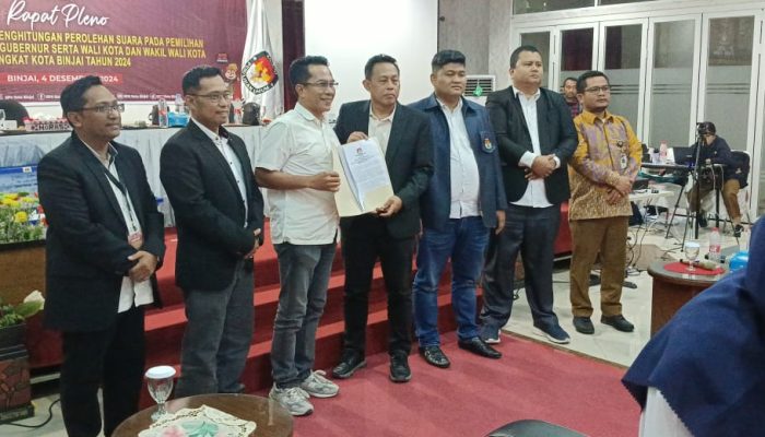 Rekapitulasi Suara Pilkada Binjai: Amir Hamzah dan Hasanul Jihadi Raih Suara Terbanyak