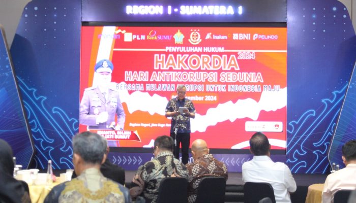 Penyuluhan Hukum Dalam Rangka Hakordia, Kajati Sumut Ajak Peserta Memperkuat Budaya Antikorupsi