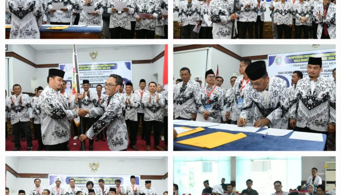 Kembali Terpilih sebagai Ketua Umum PGRI Sumut, Saiful Abdi Dukung Program Pemerintah Tingkatkan Kompetensi Guru