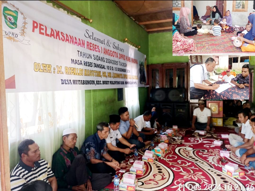 Reses anggota DPRD Madina