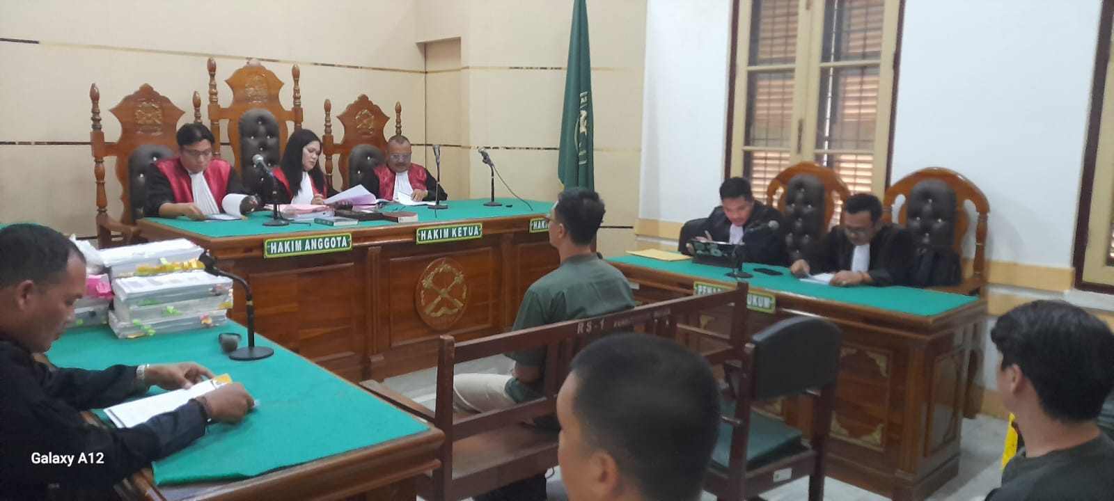 Irfan Raditya saat menjalani sidang eksepsi di PN Medan