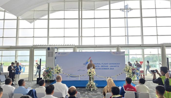 Pelita Air Buka Rute Medan-Jakarta, Kadishub Agustinus: Peluang Besar Bagi Pengembangan Ekonomi dan Pariwisata di Sumut