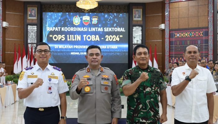 Gelar Rakor Lintas Sektoral, Polda Sumut, Kodam I/BB dan Pemprov Pastikan Kesiapan Pengamanan Mudik Nataru