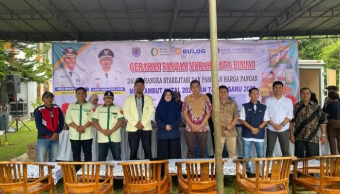 Pemko Binjai Gelar Gerakan Pangan Murah Sambut Natal dan Tahun Baru