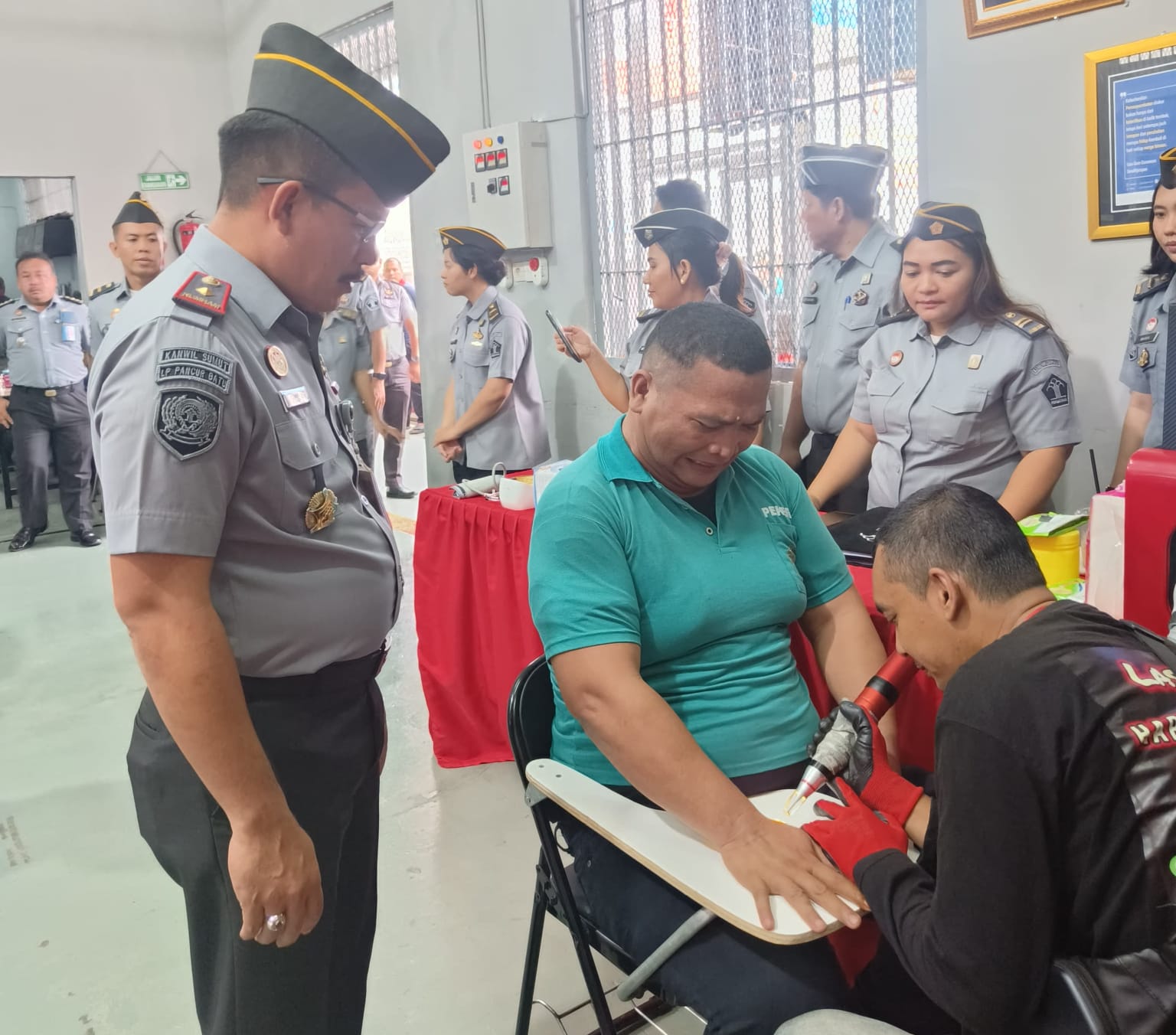 Program penghapusan tato di Lapas Pancur Batu