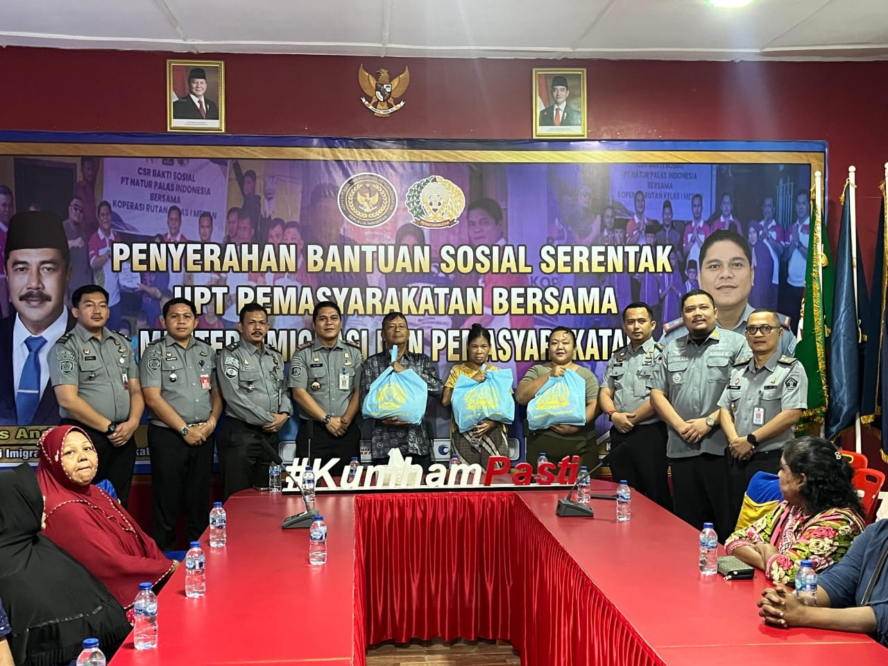 Rutan Medan saat menggelar kegiatan bansos