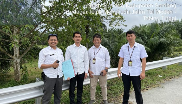 Untuk Penerbitan PKKPR Proyek Pengembangan Jaringan Pipa Gas Bumi, Tim Kantah Sergai Lakukan Tinjau Lapangan