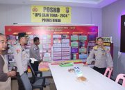 Tim Supervisi Ops Lilin Toba 2024 Mabes Polri Tinjau Pos Pelayanan Polres Binjai
