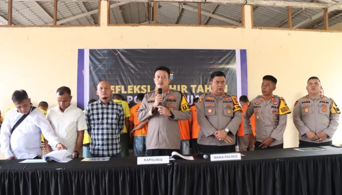 Polres Binjai Melaksanakan Refleksi Akhir Tahun 2024