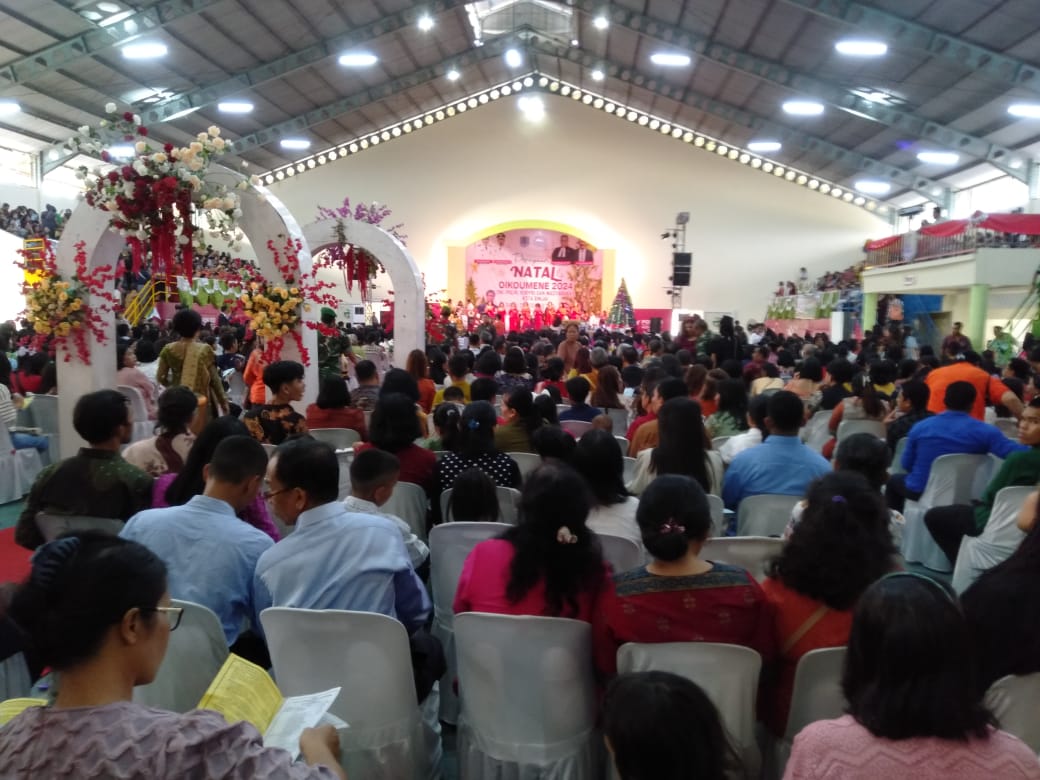 Pengamanan Natal Oikoumene di Binjai