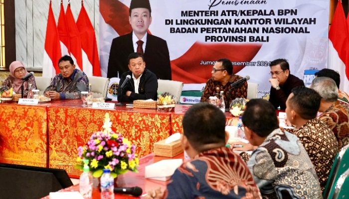 Menteri Nusron Minta Jajaran Kanwil BPN Provinsi Bali Jawab Tantangan Birokrasi Modern