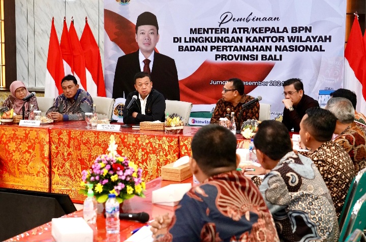 Menteri Nusron di Bali