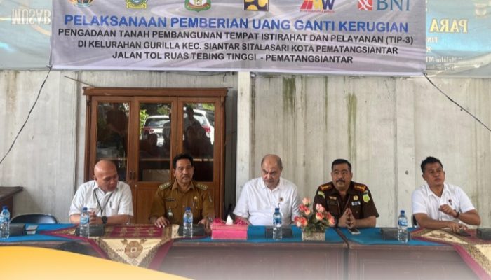 Kantah Pematangsiantar Realisasikan Ganti Kerugian untuk Pembangunan Rest Area Tol Tebing Tinggi-Pematangsiantar