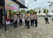 Kapolres Binjai Tinjau Kesiapan Pos Pengamanan dan Pelayanan Operasi Lilin Toba 2024