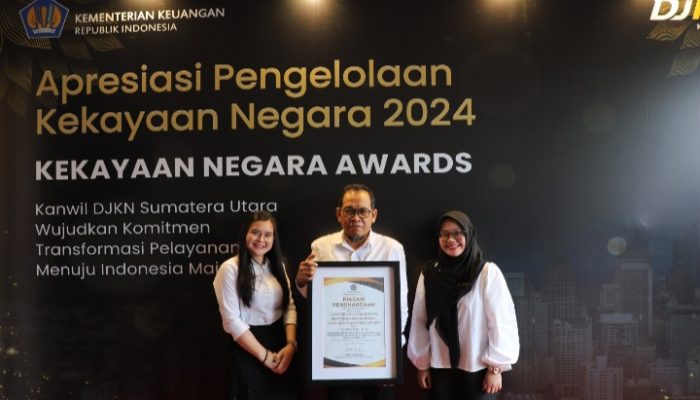 Kanwil BPN Sumut Raih Penghargaan atas Program Percepatan Sertifikasi BMN 2024