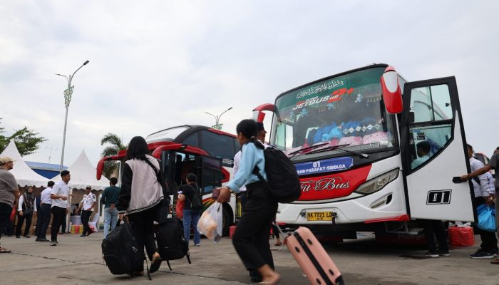 Jumlah Penumpang Bus Menurun Selama Libur Nataru di Sumut