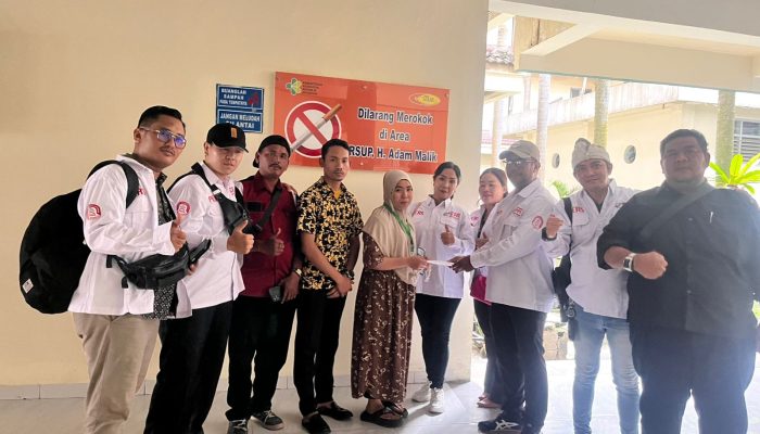 DPW APPI Sumut dan DPC LSM Gempur Deli Serdang Jenguk Anak Penderita Penyakit Hirschsprung