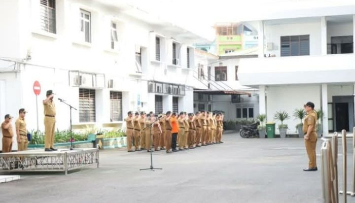 Wali Kota Binjai Pimpin Apel Gabungan: Ajak Semua Pihak Dukung Pembangunan Daerah