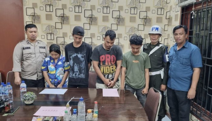 4 Tersangka Narkoba dan Judol Diamankan Personel Sub Denpom I/5-2 Binjai Bersama Kodim 0203/ Langkat
