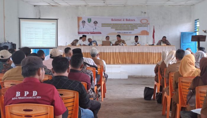 Pemcam Siabu Gelar Musrenbang Penyusunan RKPD Kabupaten Madina