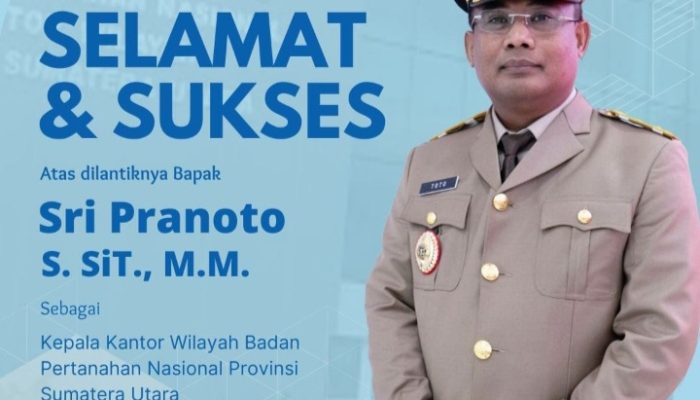 Jajaran Kantor Pertanahan Toba Sambut Kepala Kanwil BPN Sumut yang Baru