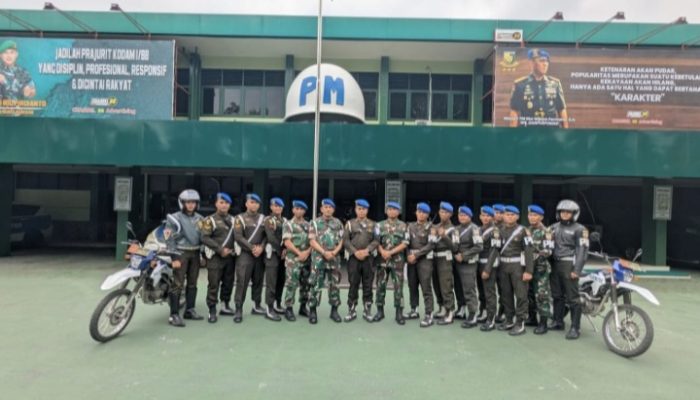 Denpom I/5 Medan Gelar Sosialisasi Safety Riding dan Safety Driving Crash Program Tahun 2025