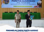 BPN Labuhanbatu Lantik Panitia Ajudikasi PTSL 2025, Dorong Kepastian Hukum Tanah Masyarakat