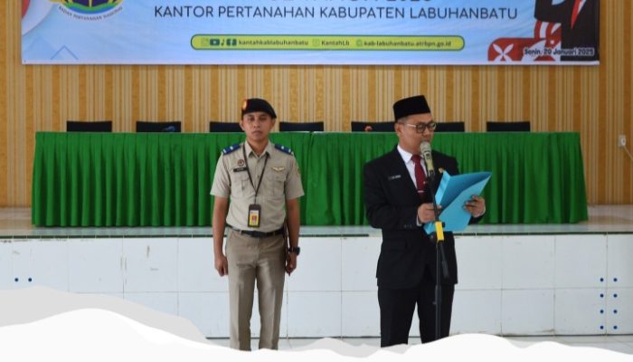 BPN Labuhanbatu Lantik Panitia Ajudikasi PTSL 2025, Dorong Kepastian Hukum Tanah Masyarakat