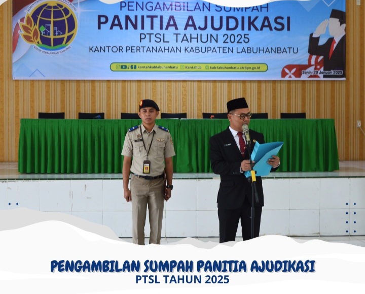 Lantik Panitia PTSL