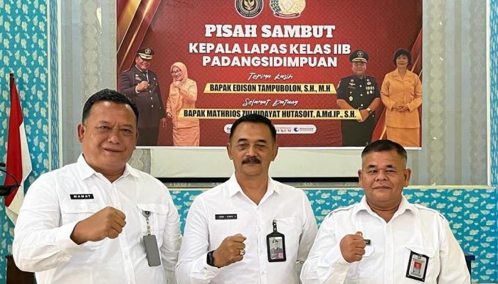 Mathrios Hutasoit Jabat Kalapas Padangsidimpuan