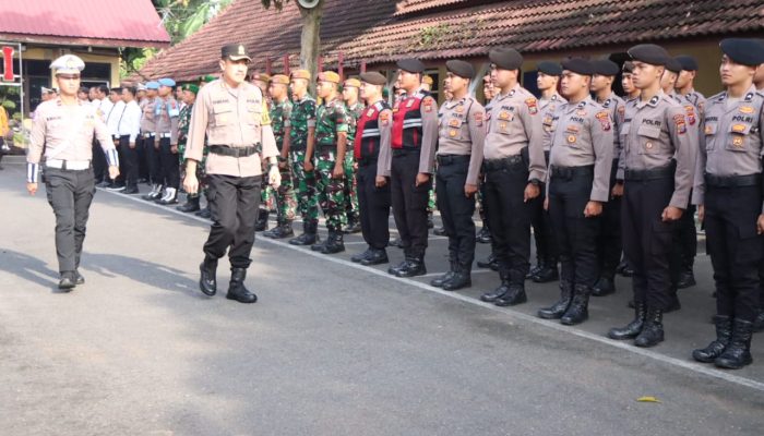 Polres Binjai dan Instansi Terkait Gelar Apel Pasukan Operasi Keselamatan Toba 2025