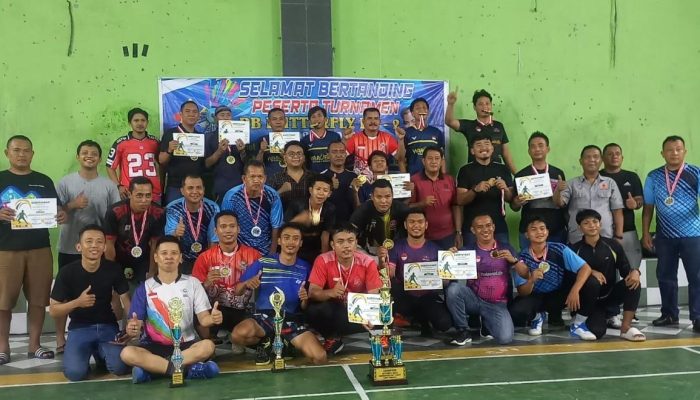 Turnamen Badminton Butterfly CUP II Sukses Digelar di Desa Klambir Lima Kebun